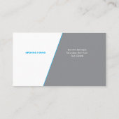 Oculist | Optican Visitekaartje (Achterkant)