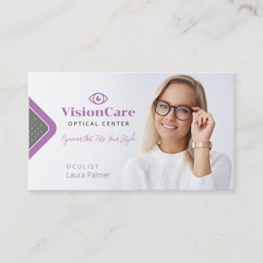 oculist | Optisch centrum Visitekaartje (Voorkant)