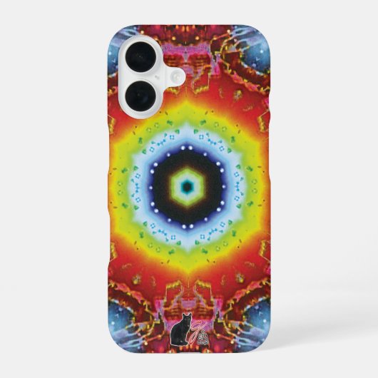 Oculus Kaleidoscoop iPhone Hoesje iPhone 16 Hoesje (Achterkant)