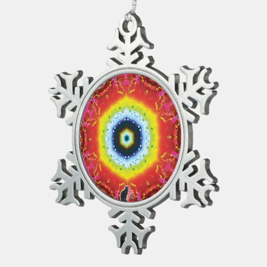 Oculus Kaleidoscope Snowflake Ornament (Rechts)