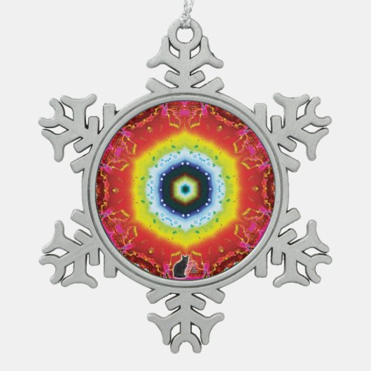 Oculus Kaleidoscope Snowflake Ornament (Voorkant)