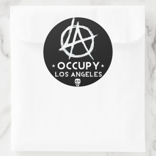 Ocupy LA Sticker (Tas)