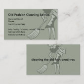 Od Fashioned Cleaning Service Visitekaartjes (Voorkant / Achterkant)