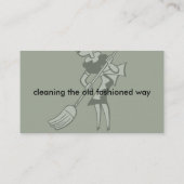 Od Fashioned Cleaning Service Visitekaartjes (Achterkant)