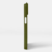 OD Green Canvas Camo iPhone Case iPhone Hoesje (Rechterkant)