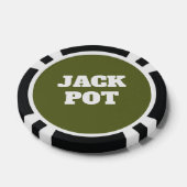 OD groene aangepaste casino pokerfiches Poker Chips (Enkel)