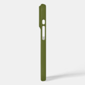 OD groene aangepaste monogram gepersonaliseerd Case-Mate iPhone Case (Achterkant / Links)