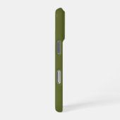 OD groene aangepaste monogram gepersonaliseerd iPhone Hoesje (Rechterkant)