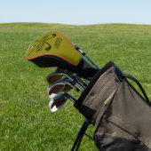 OD Groene Golfclub Speler Naam Golf Head Cover (Insitu)