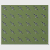 OD Groene M4 Militaire Cadeaupapier (Vlak)