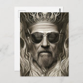 Od Rockers zullen nooit Surreal Fantasy Art sterve Briefkaart (Voorkant / Achterkant)