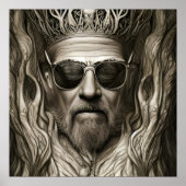 Od Rockers zullen nooit Surreal Fantasy Art sterve Poster (Voorkant)