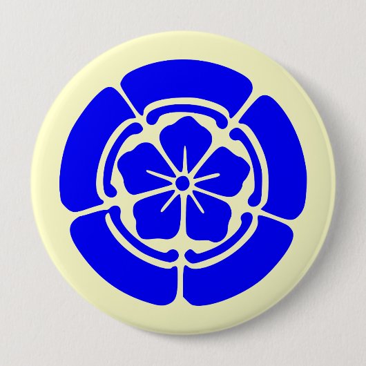 Oda Kamon, Japan Ronde Button 4,0 Cm (Voorkant)