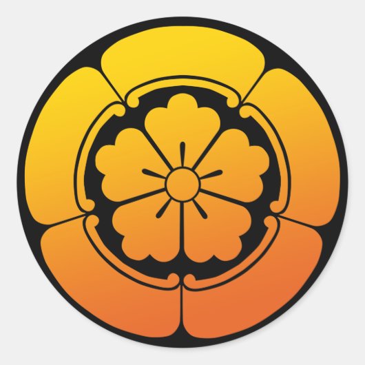 Oda Mokkou(YO) Ronde Sticker (Voorkant)