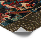 Oda Nobunaga door Tsukioka Yoshitoshi 月 岡 年 Poster (Hoek)