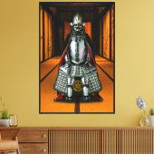 Oda Nobunaga harnas canvas 40x60 Afdruk (Insitu (Woonkamer))