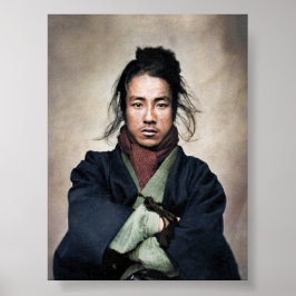 Oda Nobuyoshi Samurai Portret Poster