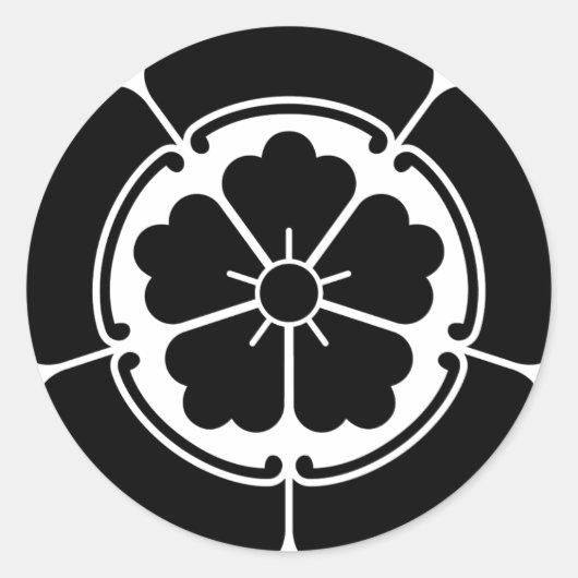 ODA-ONODERA RONDE STICKER (Voorkant)