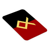 Odal Rune Flag Magnet Magneet (Rechterzijde)