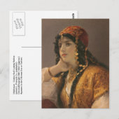 Odalesque by Gustav Richter Chromolithograph Briefkaart (Voorkant / Achterkant)