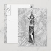 Odalisk Briefkaart (Voorkant / Achterkant)