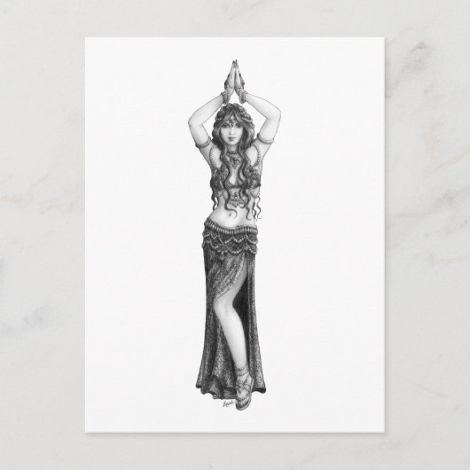 Odalisk Briefkaart (Voorkant)