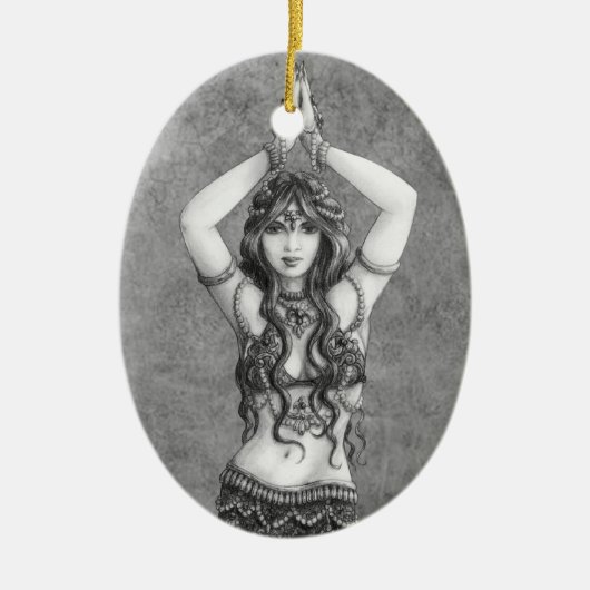 Odalisk Keramisch Ornament (Voorkant)