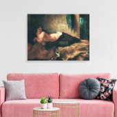Odalisque Canvas Afdruk (Insitu (Woonkamer))