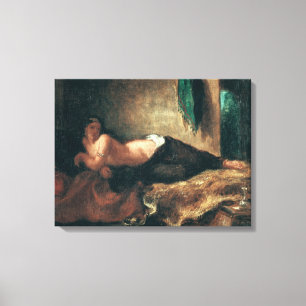 Odalisque Canvas Afdruk