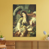 Odalisque Canvas Afdruk (Insitu (Woonkamer))
