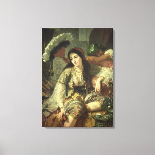 Odalisque Canvas Afdruk (Voorkant)