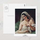 Odalisque van Hayez Francesco Briefkaart (Voorkant / Achterkant)