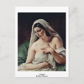 Odalisque van Hayez Francesco Briefkaart (Voorkant)