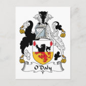 O'Daly Family Crest Briefkaart (Voorkant)
