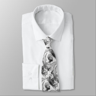 Odd Bone Fellow Horror Monster Art Necktie Stropdas