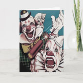 Odd  Clown Verjaardag Kaart (Voorkant)