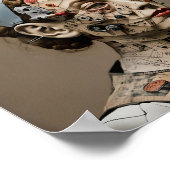 Odd Doll Surrealist AI afbeelding 002 P Poster (Hoek)