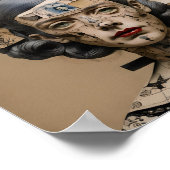 Odd Doll Surrealist AI afbeelding 004 P Poster (Hoek)