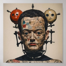 Odd Doll Surrealist AI afbeelding 010 P