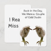 Odd Ducks Note Kaart (Voorkant / Achterkant)