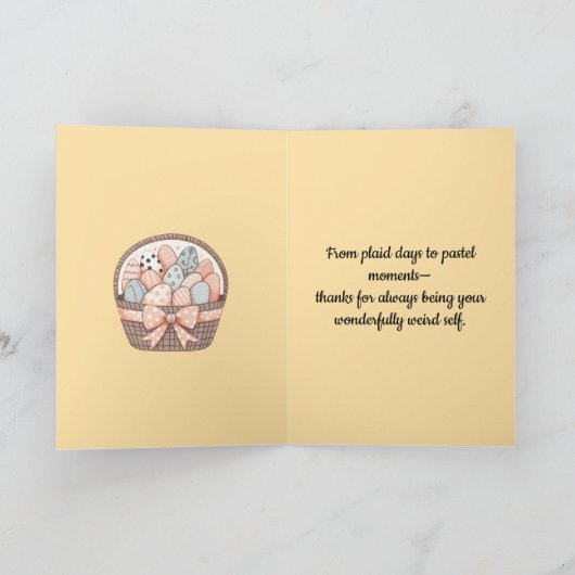 Odd Eggs-Wenskaart Kaart (Binnen)