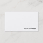 Odd-eyed Cat Visitekaartje (Achterkant)