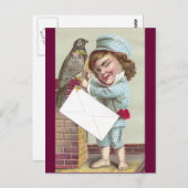 Odd Fellow Sending Pigeon Post Briefkaart (Voorkant / Achterkant)