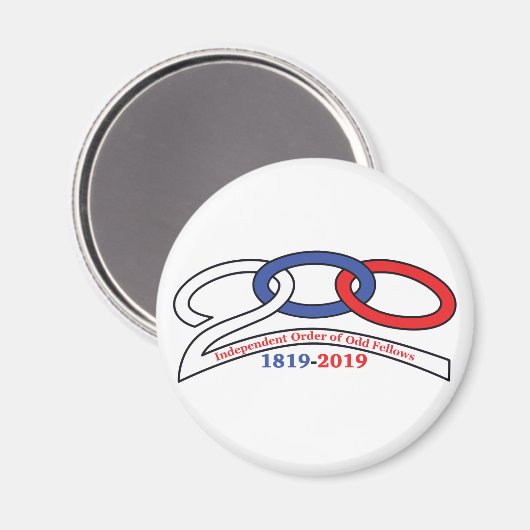 Odd Fellows 200 Links Magnet (Voorkant / Achterkant)