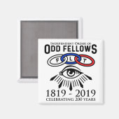 Odd Fellows 200th Jubileum Magnet (Voorkant / Achterkant)