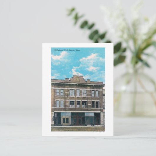 Odd Fellows' Block ViewBillings, MT Briefkaart (Staand voorkant)