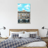 Odd Fellows' Block ViewBillings, MT Canvas Afdruk (Insitu (Slaapkamer))