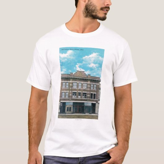 Odd Fellows' Block ViewBillings, MT T-shirt (Voorkant)