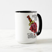 Odd Fellows Dagger en Roos Mok (Voorkant rechts)