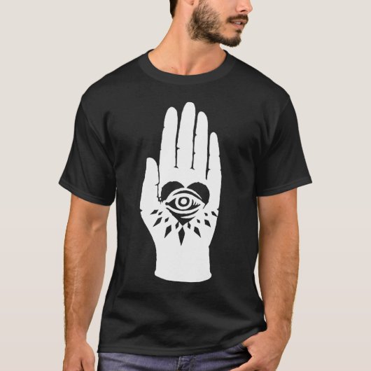 Odd Fellows Heart, hand in hand met alles wat oog T-shirt (Voorkant)